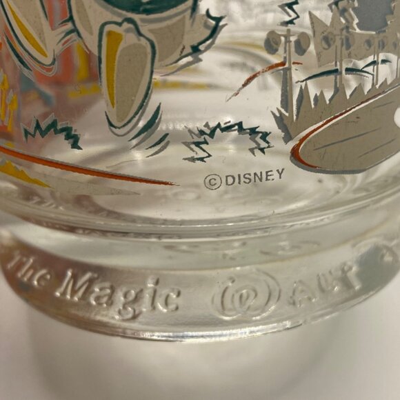 Walt Disney World 25th Anniversary Glass Donald Duck Castle 1996 Promo Cup - Picture 5 of 10